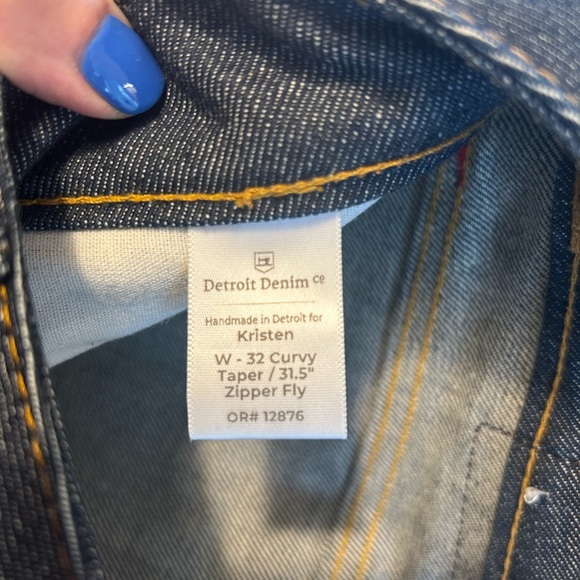 Detroit Denim Women’s Selvedge Blue Jeans - Picture 6 of 7